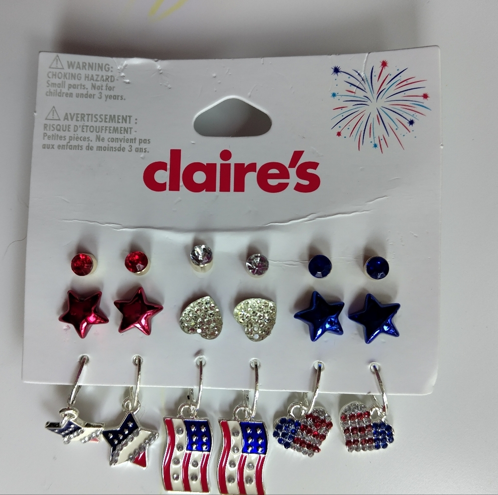 Claire's Red and Blue Starry Jewelry Collection